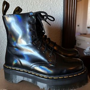 Dr. Marten Jadon Gunmetal holographic UK size 5, US women’s size 7